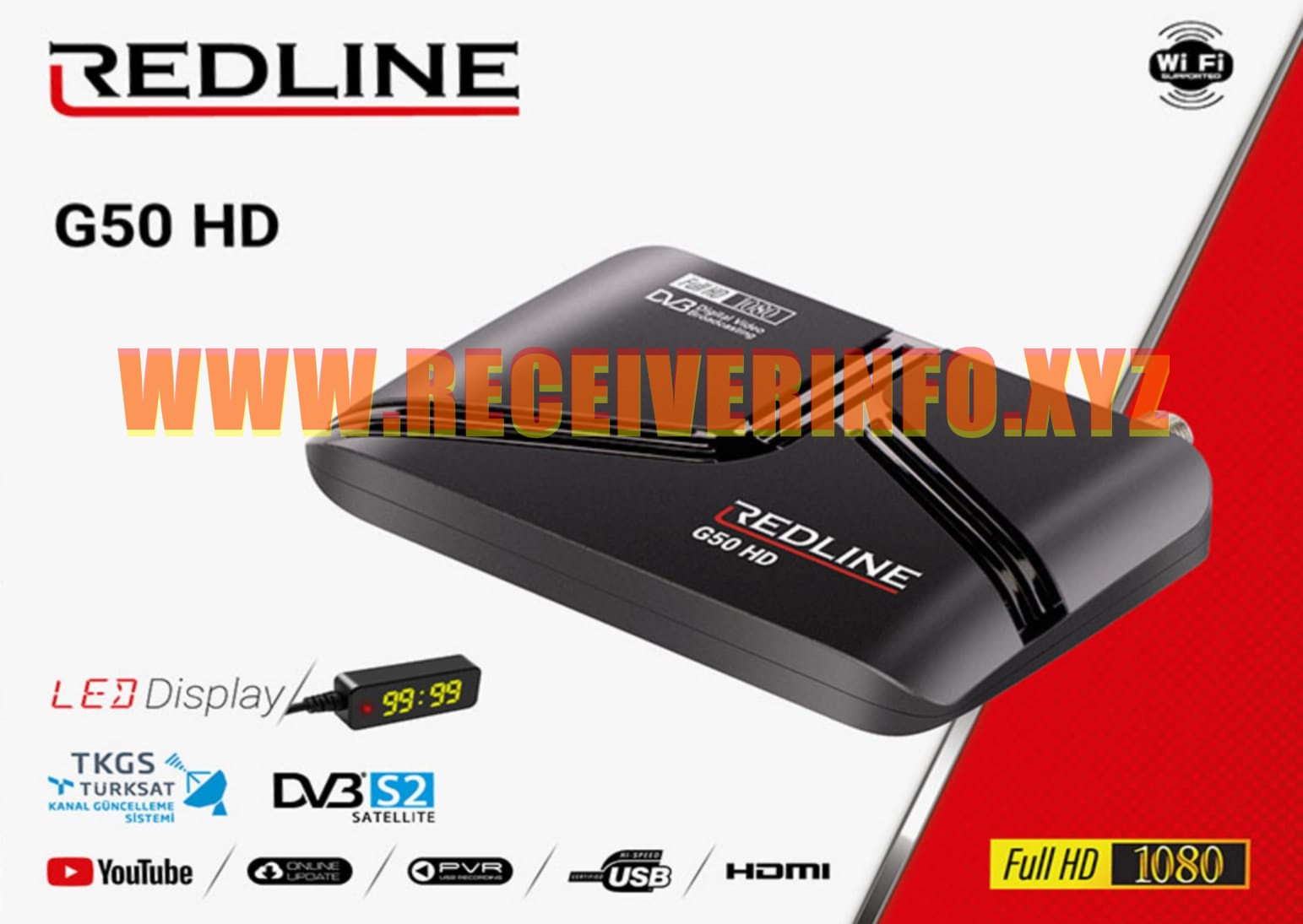 REDLINE G50 HD RECEIVER NEW SOFTWARE UPDATE